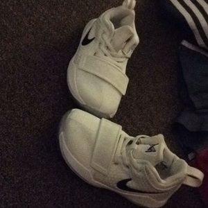 White kid nikes